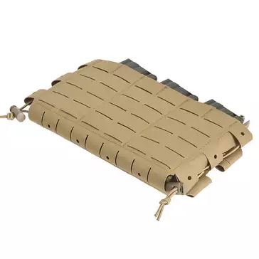 Panel Buckle-up COMPACT - insert for 3 magazines, MOLLE Laser Cut - Tan [8FIELDS]