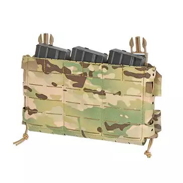 Buckle-Up COMPACT Panel - insert for 3 magazines, MOLLE Laser Cut - Multicam [8FIELDS]