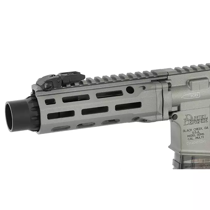 [Zestaw] Gazowa replika Daniel Defense DDM4 CQB PDW - GREY [EMG] + Standard Performance Green Gas 500ml [Nimrod]