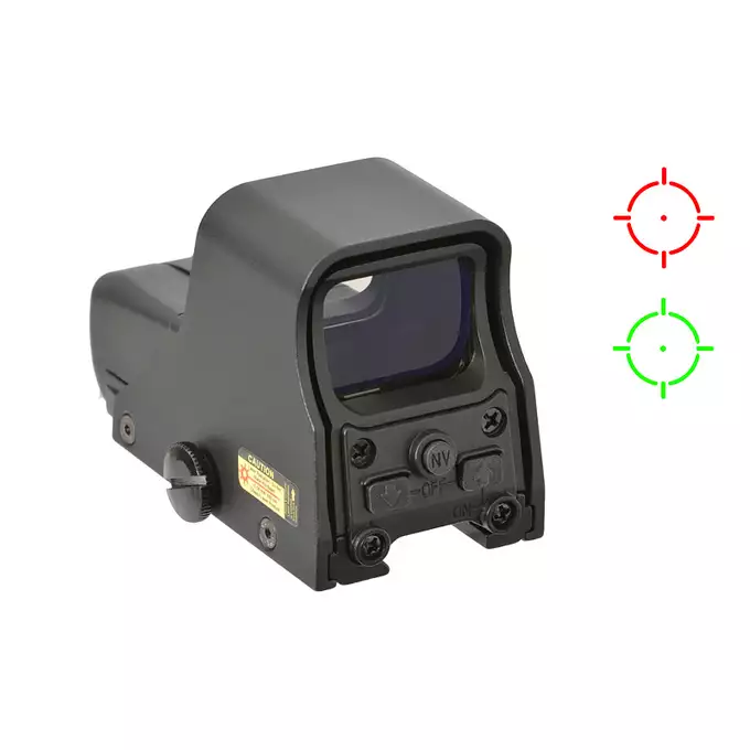 [Zestaw] Celownik kolimatorowy Holo mod.1 - Black [PCS] + Bateria guzikowa 1,5V typu AG13 / LR44 / A76 [Rocket]
