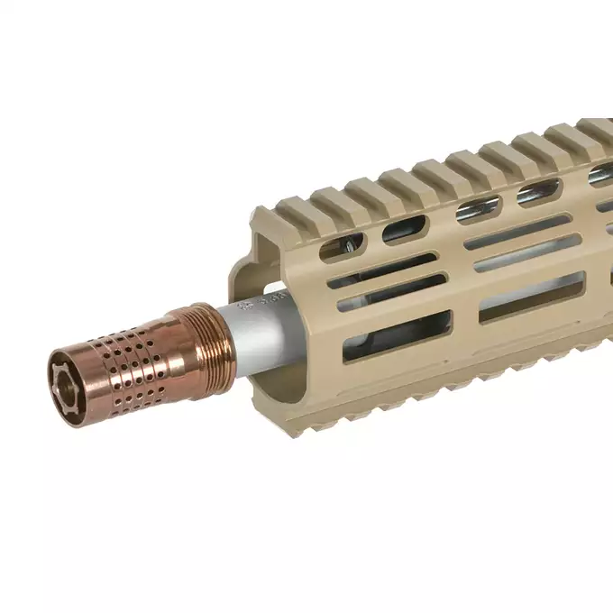 [Zestaw] Replika karabinka Noveske N4 Ghetto Blaster 10.5" MWS Gen3 GBBR - FDE [EMG] + Pokrowiec na broń 105cm - Tan [8FIELDS]