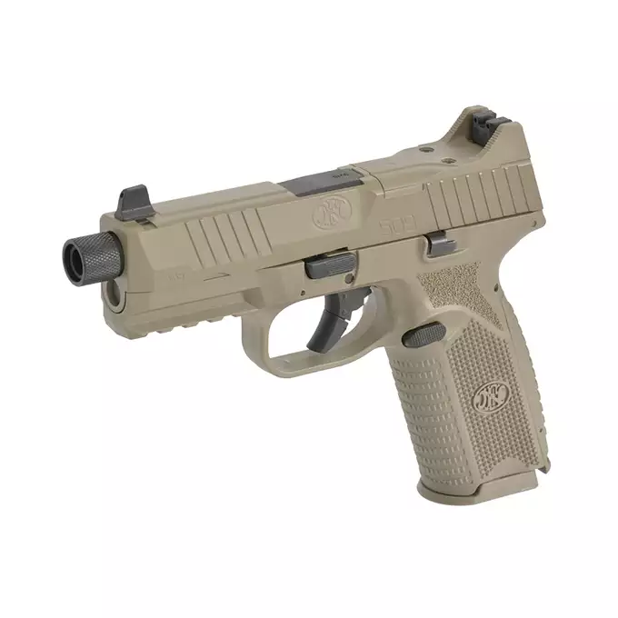 [Zestaw] Replika Pistoletu FN 509 GBB - Tan [Cybergun] + Mikrokolimator pistoletowy - Black [PCS]