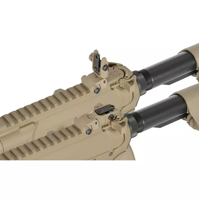 [Zestaw] Replika karabinka Noveske 10.5" Gen III Shorty 300BLK  Eshooter ETU - Tan [EMG] + 180-kulkowy magazynek treningowy Lancer L5AWM 5.56 - Niebieski [EMG]