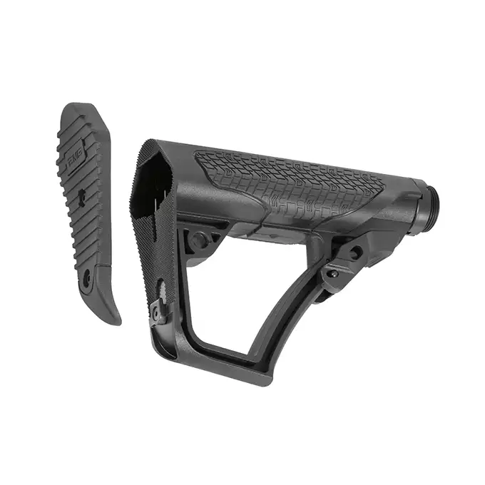 [Zestaw] CM.105 Daniel Defense MK18 Eshooter ETU - Black [EMG] + Chwyt pistoletowy Typu DD AR15/M4 - Czarny [EMG] + Kolba Typu DD do AR15/M4 - Czarny [EMG]