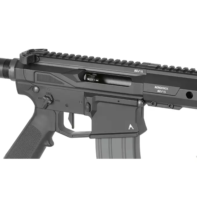 [Zestaw] Replika karabinka Aeroknox AX//15 MWS GBBR - Black [DE] + Magazynek na Green Gaz do Karabinków Noveske N4 MWS - Black [DE]