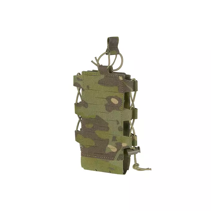Laser Cut Adjustable Radio / Bottle Pouch with Shockcord - Multicamo Tropic [8FIELDS]