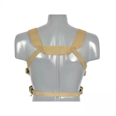 Chest Rig COMPACT - Buckle-up, MOLLE Laser Cut - Tan [8FIELDS]