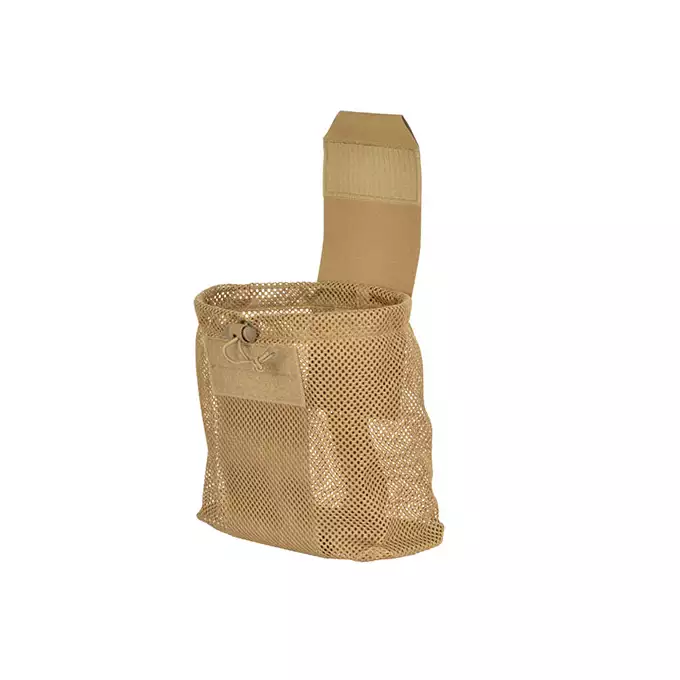Laser Cut Foldable Mesh Dump Pouch - TAN [8FIELDS]