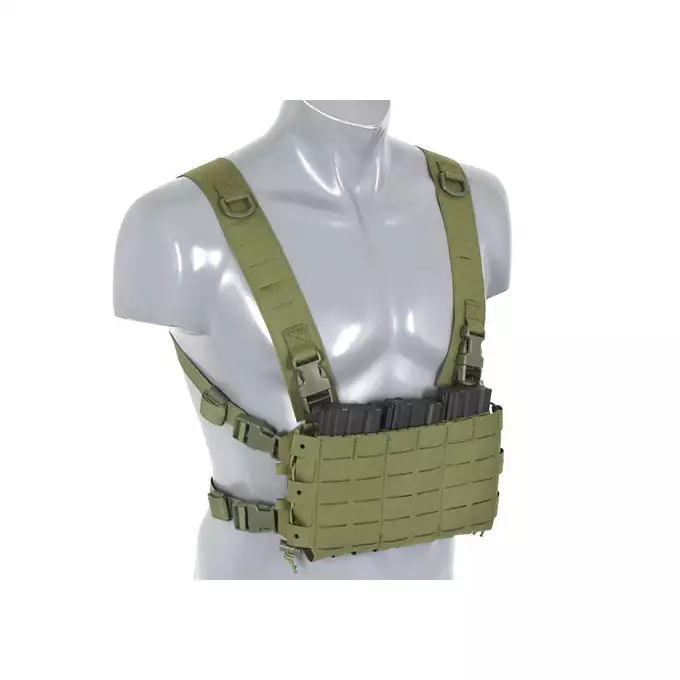 Chest Rig COMPACT - Buckle-up, MOLLE Laser Cut - Olive [8FIELDS]