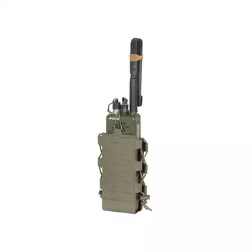 Laser Cut Adjustable Radio / Bottle Pouch with Shockcord - Ranger Green [8FIELDS]