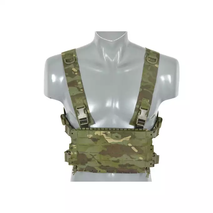 Chest Rig COMPACT - Buckle-up, MOLLE Laser Cut - Multicamo Tropic [8FIELDS]