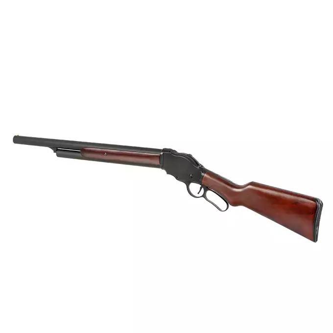 [Zestaw] Replika Strzelby M1887 Lever Action Long - Real Wood [S&amp;T] + Zestaw 5 Naboi na 3 Kulek do Strzelby M1887 Green Gaz [S&amp;T]