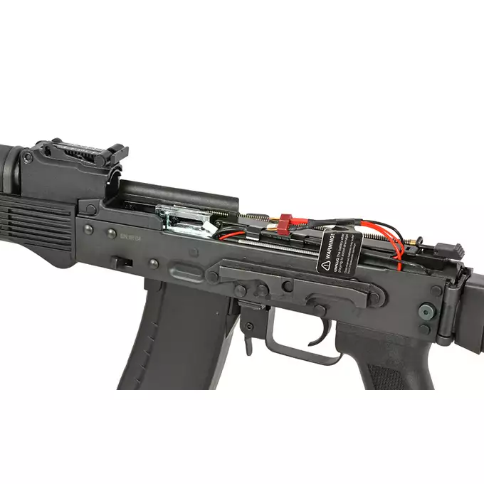 [Zestaw] CM.053B Full Steel AK replika Eshooter ET [CYMA] + Pokrowiec na broń długą 90cm - Olive [8FIELDS]