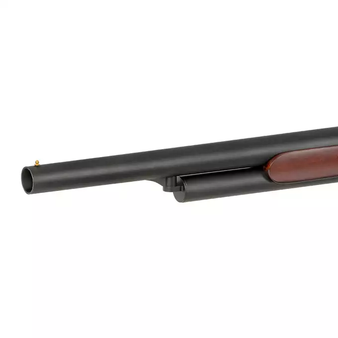 [Zestaw] Replika Strzelby M1887 Lever Action Long - Real Wood [S&amp;T] + Zestaw 5 Naboi na 3 Kulek do Strzelby M1887 Green Gaz [S&amp;T]