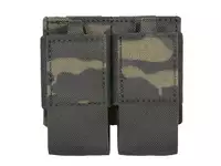 Double 40mm grenade pouch LASER CUT - Multicamo Black [8FIELDS]