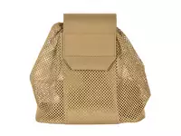 Laser Cut Foldable Mesh Dump Pouch - TAN [8FIELDS]