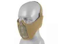 Low-Profile Mesh Mask with Cheek and Ear Protection type A - TAN [8FIELDS]