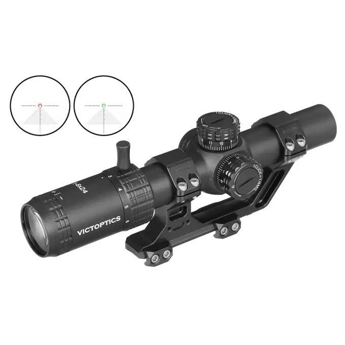 S6 1-6×24 LPVO SFP Scope with High Picatinny Mount [Vector Optics]