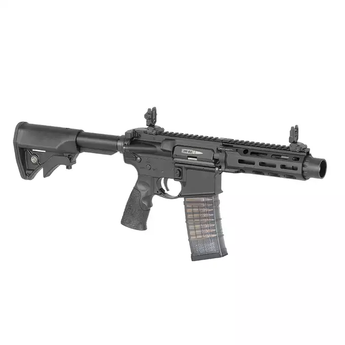 [Zestaw] Replika gazowa karabinka Daniel Defense DDM4PDW - Black [EMG] + Standard Performance Green Gas 500ml [Nimrod]