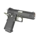 [Zestaw] Replika pistoletu 3301 z systemem Gas Blowback (GBB) - Black [Golden Eagle] + Standard Performance Green Gas 500ml [Nimrod]