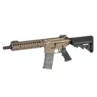 [Zestaw] Replika Gazowa Karabinka Daniel Defense DDMK18 - Dark Flat [EMG] + 30-kulkowy gazowy magazynek treningowy Lancer L5AWM 5.56 - niebieski [EMG]