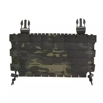 Buckle-up COMPACT Panel - insert for 3 magazines, MOLLE Laser Cut - Multicam Black [8FIELDS]