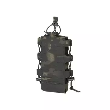 Laser Cut Adjustable Radio / Bottle Pouch with Shockcord - Multicamo Black [8FIELDS]