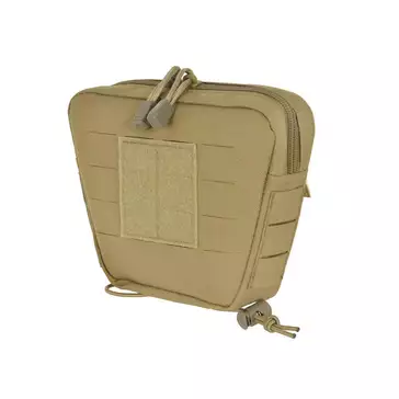Lower utility pouch for accessories with shockcord retention, Laser Cut - TAN [8FIELDS]