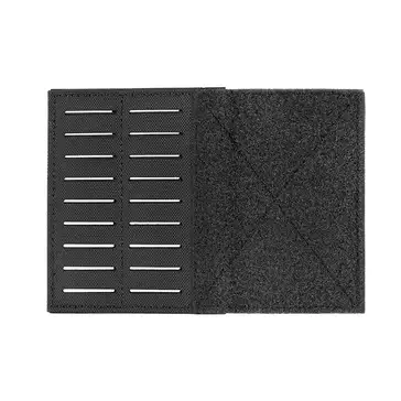 Wing Pouch MOLLE Converter (Small slots for new laser cut pouches) - Black [8FIELDS]