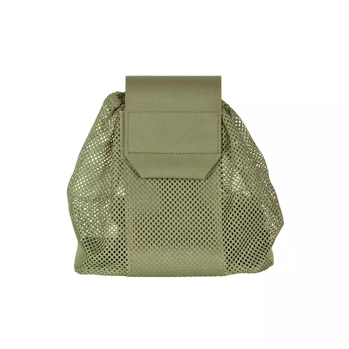 Laser Cut Foldable Mesh Dump Pouch - Olive [8FIELDS]