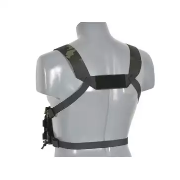 Chest Rig COMPACT - Buckle-up, MOLLE Laser Cut - Multicamo Black [8FIELDS]