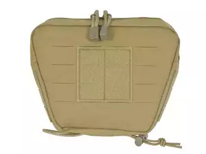 Lower utility pouch for accessories with shockcord retention, Laser Cut - TAN [8FIELDS]