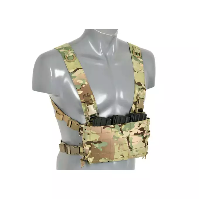 Chest Rig COMPACT MOLLE Laser Cut - Multicamo [8FIELDS]