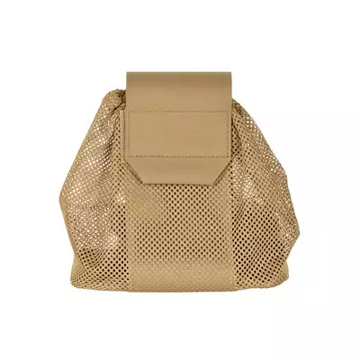 Laser Cut Foldable Mesh Dump Pouch - TAN [8FIELDS]