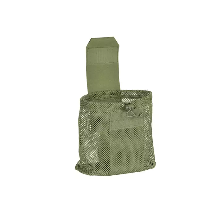 Laser Cut Foldable Mesh Dump Pouch - Olive [8FIELDS]