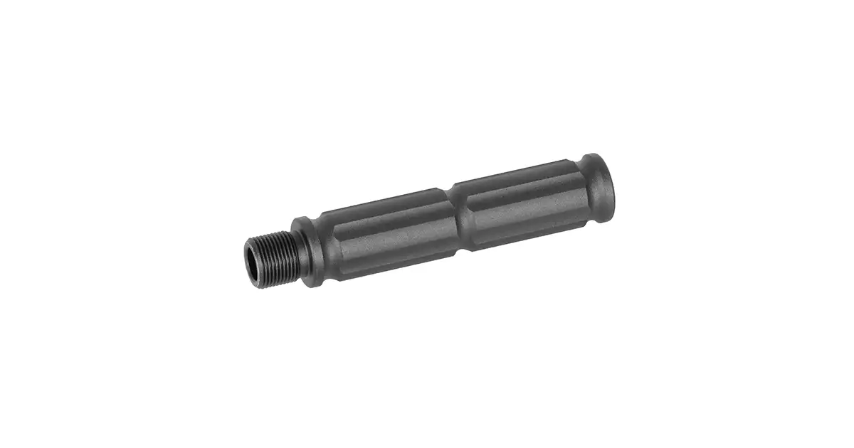 Outer barrel extension 86 mm - FINNED 14 mm CCW [SLONG AIRSOFT
