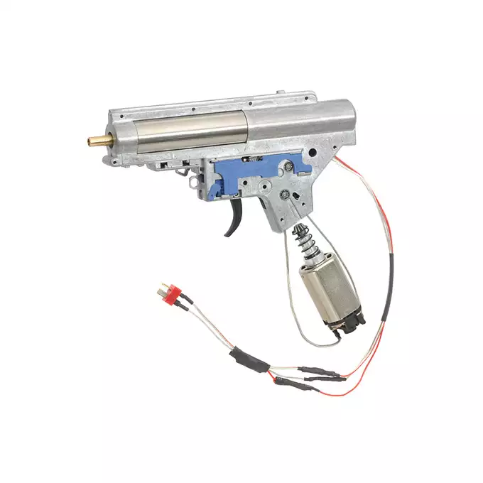 [Zestaw] Replika Airsoftowa EC-901 Edycja Advanced (ulepszony gearbox) - Black [E&amp;C] + Polimerowy magazynek Mid-Cap na 220 kulek do AR-10/SR25 - Black
