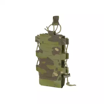 Laser Cut Adjustable Radio / Bottle Pouch with Shockcord - Multicamo Tropic [8FIELDS]