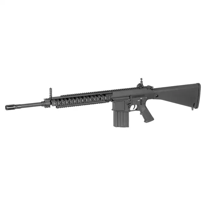 [Zestaw] Replika Airsoftowa EC-901 Edycja Advanced (ulepszony gearbox) - Black [E&amp;C] + Teleskopowy dwójnóg na szynę R.I.S. [WELL]