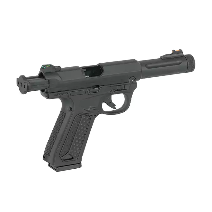 [Zestaw] Pistolet AAP-01 ASSASSIN - black [ACTIONARMY] + Standard Performance Green Gas 500ml [Nimrod]