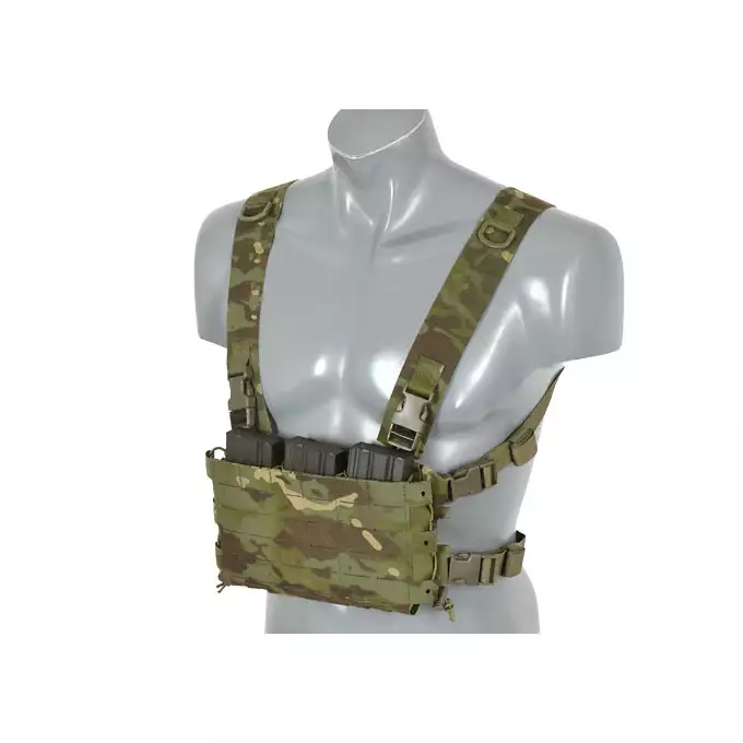 Chest Rig COMPACT - Buckle-up, MOLLE Laser Cut - Multicamo Tropic [8FIELDS]