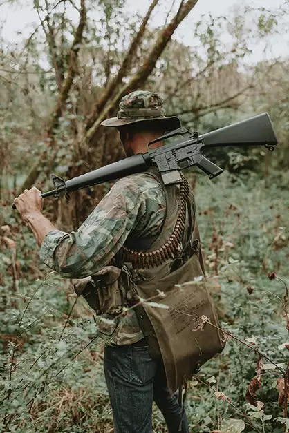 Colt M603/M16A1 GBBr Replica - Black [EMG]
