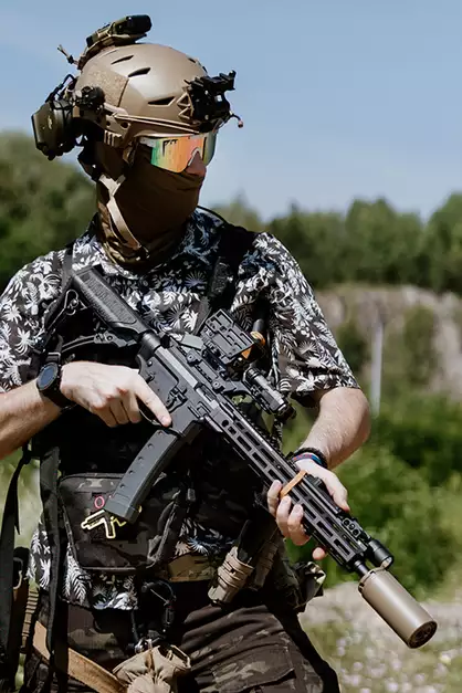 Réplique PCC Daniel Defense MWS GBB 13,5" - Black [EMG]