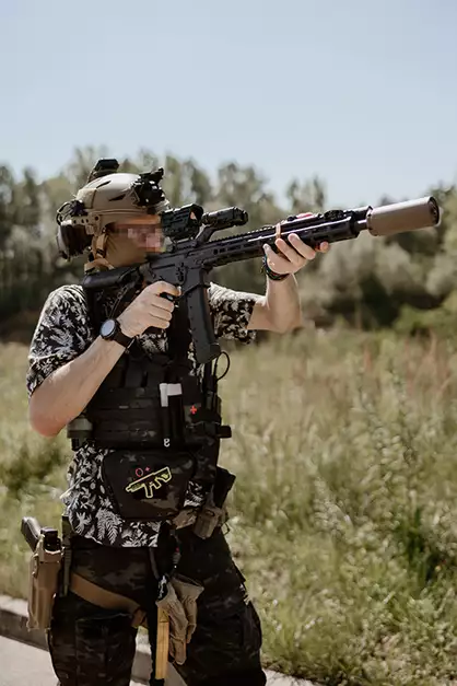 Réplique PCC Daniel Defense MWS GBB 13,5" - Black [EMG]