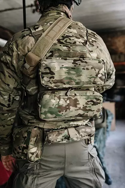 Horizontal General-Purpose Laser-Cut Pouch - Multicamo [8Fields]
