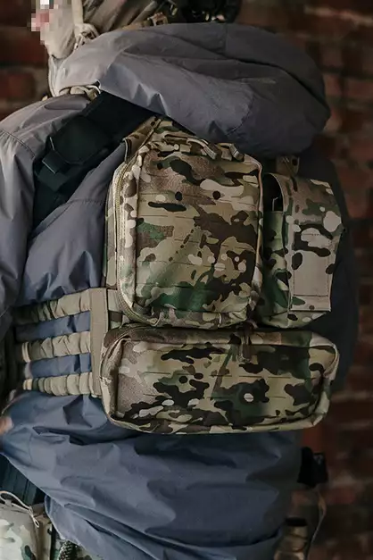 Large Laser-Cut General-Purpose Pouch - Multicamo [8FIELDS]
