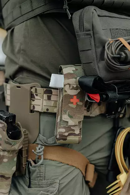 Universal Tourniquet Pouch, Laser Cut  - Multicamo Tropic [8FIELDS]