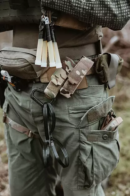 45 Degrees MOLLE Converter Left &amp; Right Sides, 2pcs as a set - Black [8FIELDS]