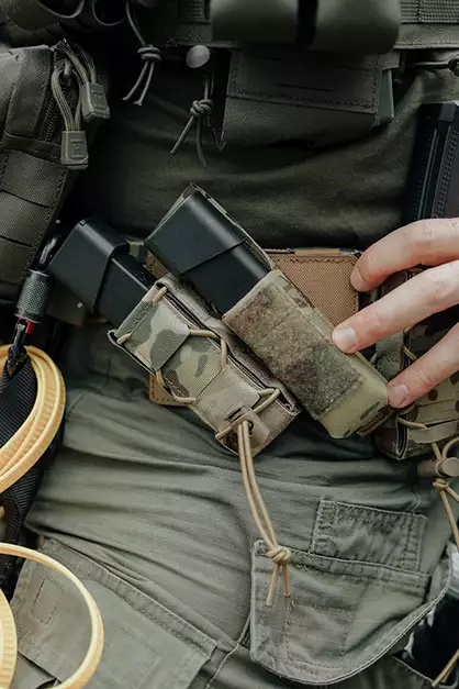 45 Degrees MOLLE Converter Left &amp; Right Sides, 2pcs as a set - TAN [8FIELDS]