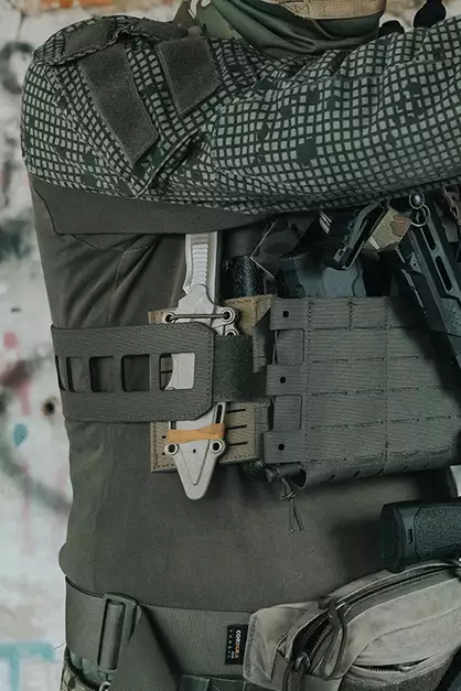 WING MOLLE Expansion Panel, Laser-Cut - RG [8FIELDS]